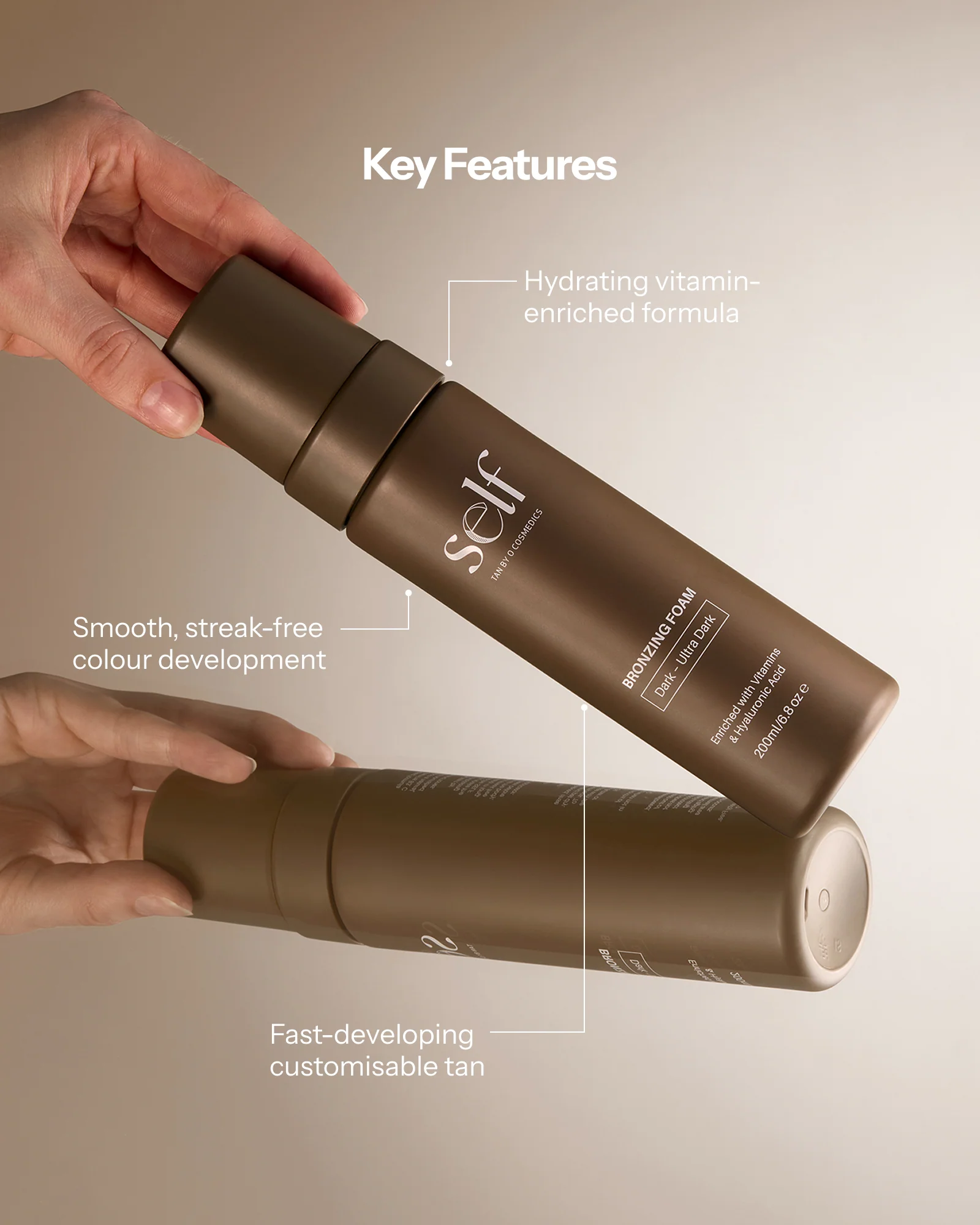 Dark-Ultra Dark Bronzing Foam - Image 4