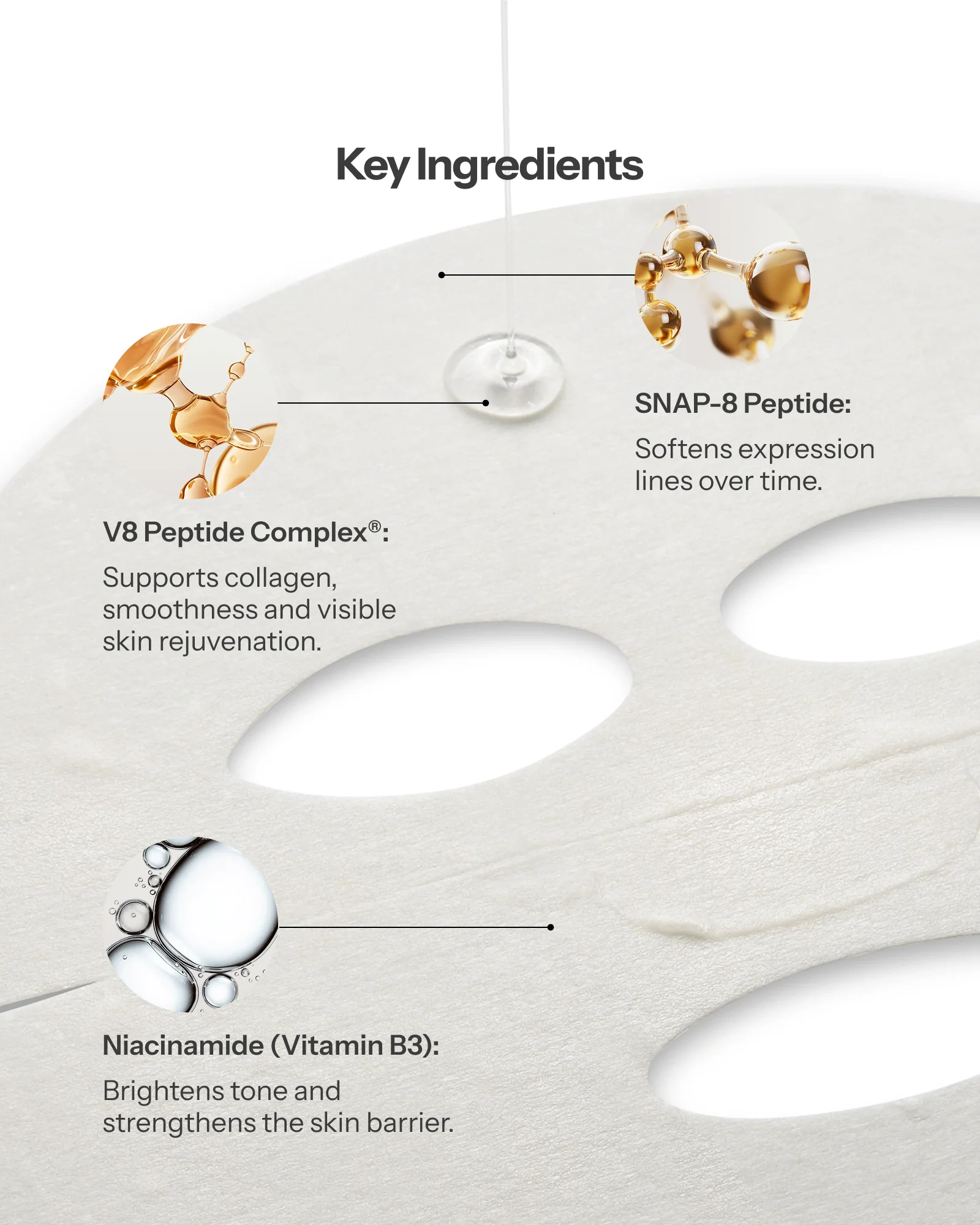 V8 Peptide Sheet Mask - Image 4